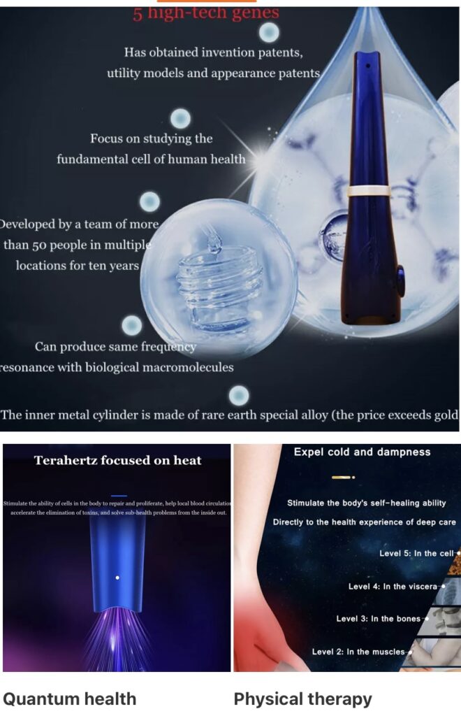 Terahertz Wand Big Blue - a culmination of 10 years or work and research from over 50 people around the world